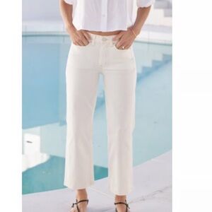 AYR Easy Easy, 33 Cream Denim Pants